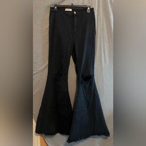 Black Flared Women's Jeans